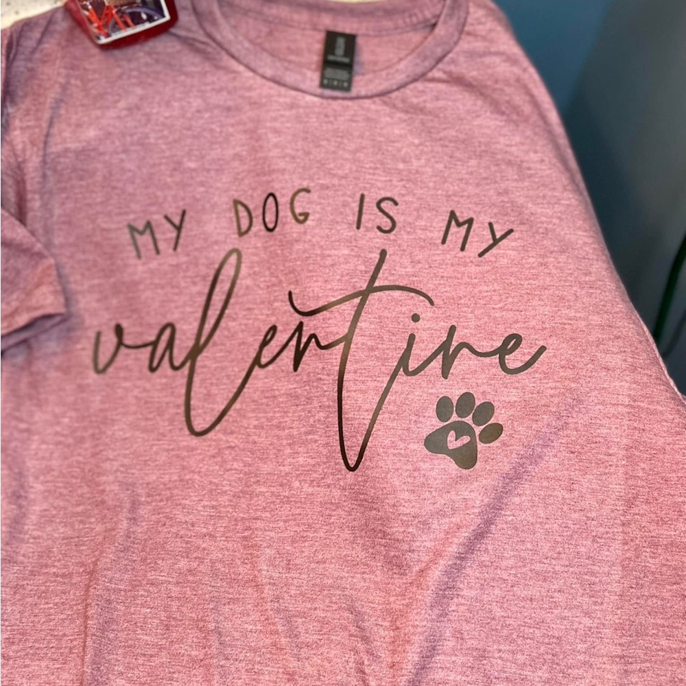 My Dog is my Valentine Graphic Tee